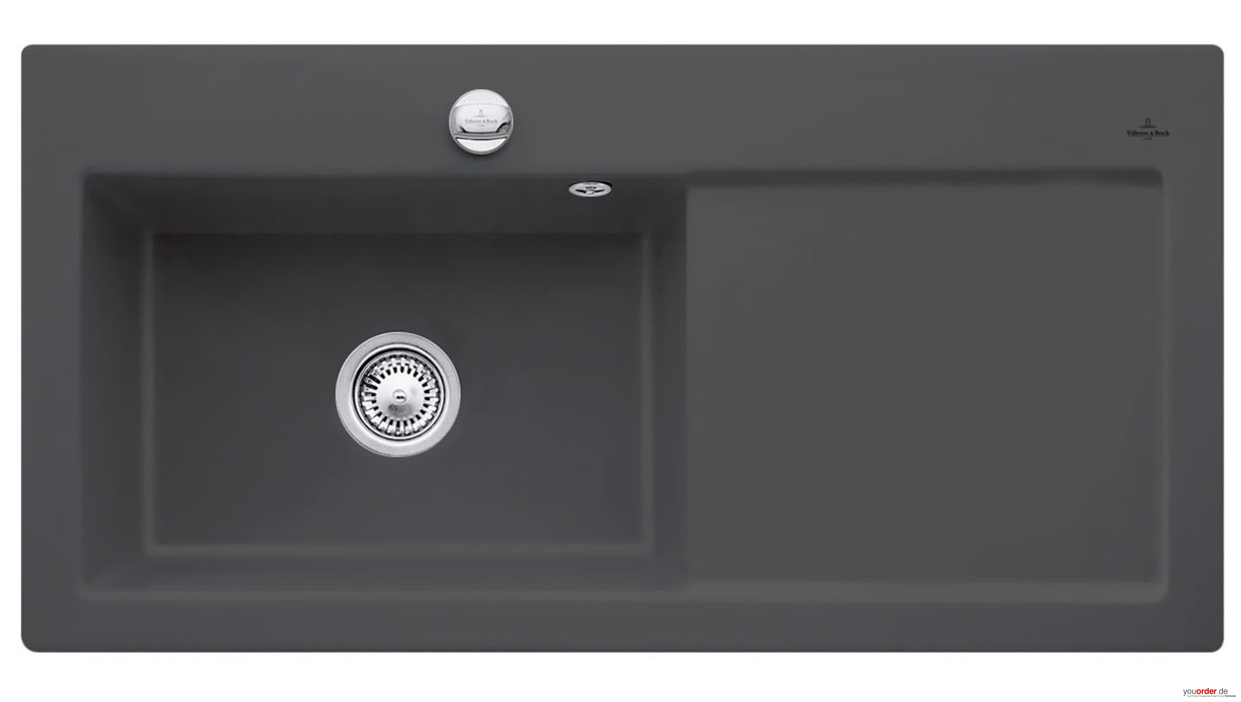 Villeroy & Boch Subway 60 XL Classicline Becken links, mit Excenter