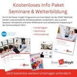 Kostenloses Info Paket Seminare & Weiterbildung Sven Weyh