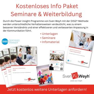 Kostenloses Info Paket Seminare & Weiterbildung Sven Weyh