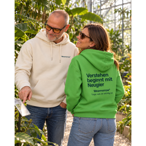 Hoodie Sonderedition grün - Verstehen beginnt mit Neugier (Kopie)